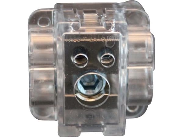 ACELSHOP Stigeledningsklemme 1x35+2x16mm²polycarbonat. 450V. IP20Kan IKKE anvendes sammen med aluminiumkabel