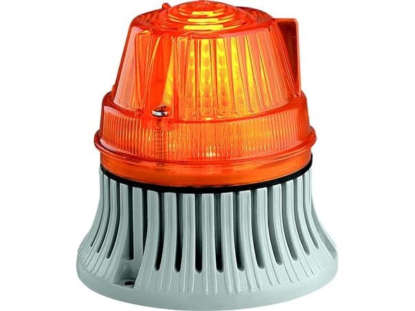 ANDERSSONS AGENTUR Blinklampe, type 332N.24-240, 24-240V AC, ORANGE, Leveres uden lyskilde (BA15D 5W), IP54