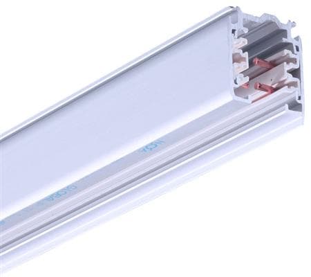 Global XTS 4100-3 kisko 230V, 3-vaiheinen, pituus 1 metri, valkoinen - PROFESSIONAL