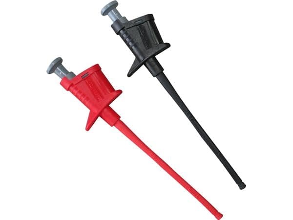 ELMA INSTRUMENTS Flesibel gribeklo sort1000V/6AIEC 61010-1 KAT II 1000Vfor 4 mm bananstik 4 mm bananstik