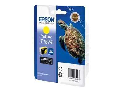 Epson Turtle T1575 vaalea syaani, Korkea (XL) värintuotto, Väriainepohjainen muste, 25,9 ml, 2300 sivua, 1 kpl