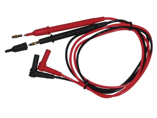 ELMA INSTRUMENTS Prøveledningssæt PVC m. ø2/4mm spids &amp vinkelstik