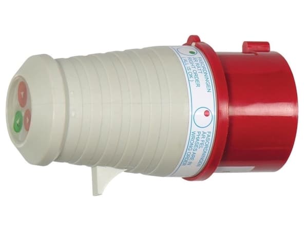 ELMA INSTRUMENTS Vaihejärjestyksen testauslaite 16A CEE-pistokkeen testausjännite : 100-400V AC tiiveysluokka : IP 44