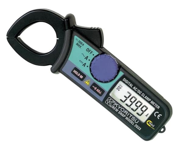 ELMA INSTRUMENTS Mini-tangampermetri K2033 Strøm: 0-40-300A AC/DC IEC 61010-1 KAT III 300V