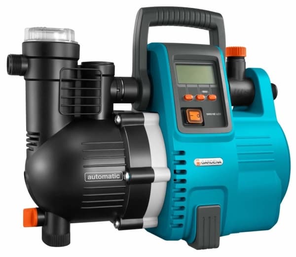 Gardena 19080-20, 1300 W, AC, 5 bar, 5000 l/h, IPX4, Musta, Syaani, Oranssi