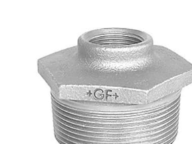 Nippelmuffe galvaniseret koncentrisk 2 1/2 x 1