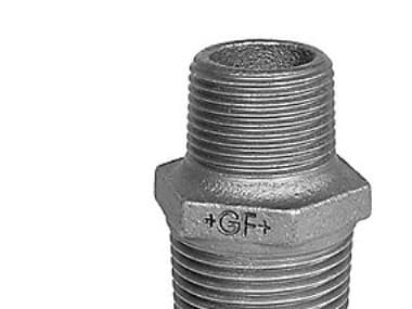 GF GEORG FISCHER 2 X 11/4 musta nippeli