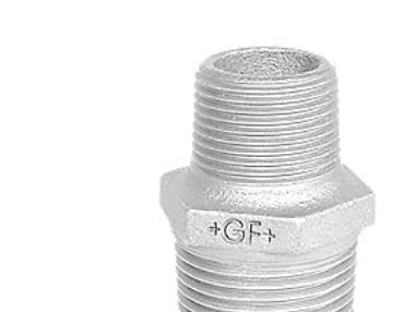 GF GEORG FISCHER 2 X11/2 galvaniseret brystnippel 2 X11/2 galvaniseret brystnippel