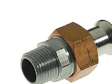 VSH esiasennusholkki/nippa 54 mm x 2 ruostumatonta terästä