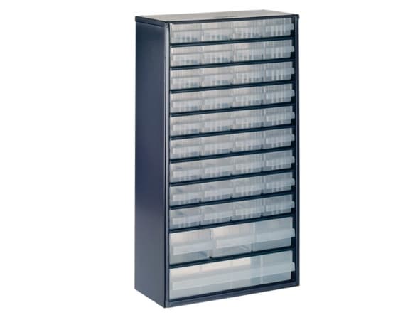 raaco Cabinet 1240-123, Sininen, Terästä, 40 laatikko(a), 36,3 kg, 306 mm, 150 mm
