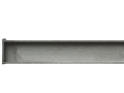 Unidrain HighLine kasetti - Ruostumaton teräslinja: L800mm H 12mm lattiakaivoon