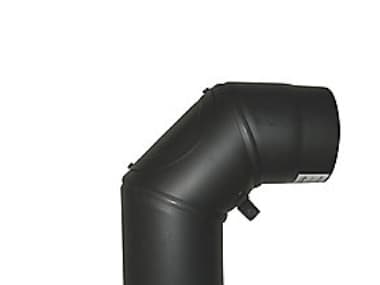 MB Musta punainen 200mm polvi raajalla - polvi 90mm-smig-puhdistusraaja raajalla