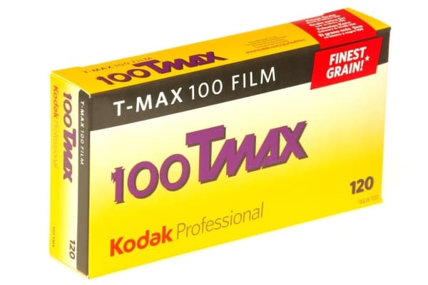 Kodak Professional T-Max 100 - Mustavalkofilmi - 120 (6 cm) - ISO 100 - 5 rullaa