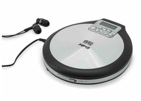 Soundmaster CD9220, 440 g, Musta, Ruostumaton teräs, Henkilökohtainen cd-soitin