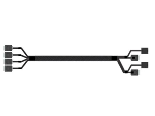 Intel OCuLink Cable Kit AXXCBL625CVCX - SAS-kaapeli - 4i MiniLink SAS (SFF-8611) (han) lige til 4i MiniLink SAS (SFF-8611) (han) - 62,5 cm