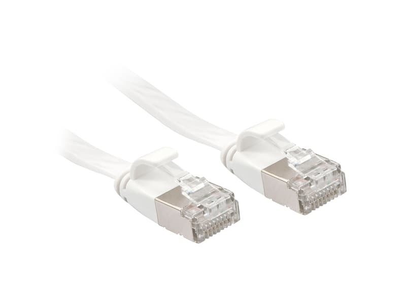 Lindy 47544, 5 m, Cat6a, U/FTP (STP), RJ-45, RJ-45, Valkoinen