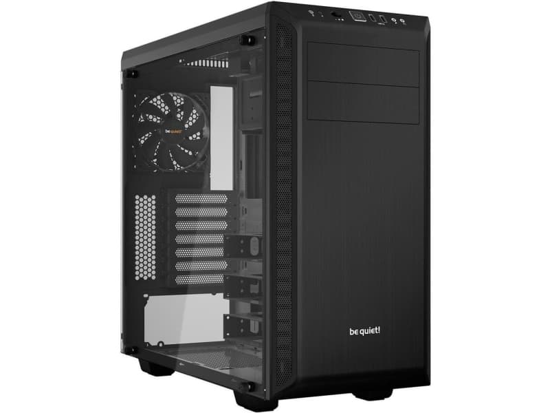 be quiet! Pure Base 600 Window - Tower - ATX - sivupaneeli ikkunalla - ilman virtalähdettä (ATX / PS/2) - musta - USB/Audio