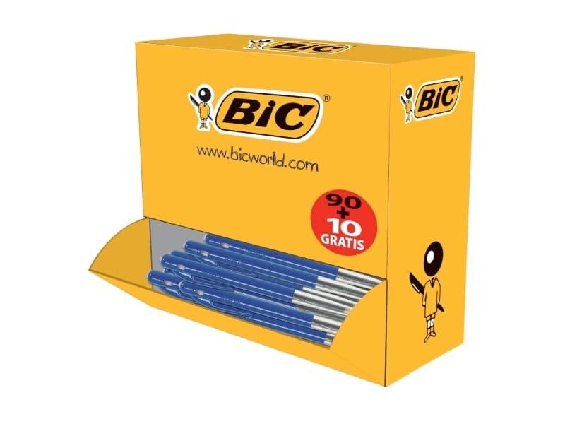BIC M10 Clic, Sininen, 90 kpl, Keskikokoinen