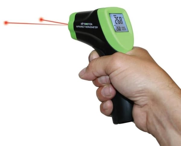 Elma 610A infrapunalämpömittari - Kaksoislaserilla varustettuna
