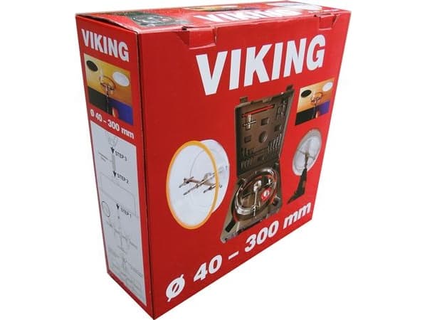 VIKING reikäleikkuri 40-300 mm Max leikkuusyvyys 30 mm