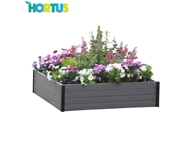 HORTUS WPC-korotettu sänky 24x110x110cm (210-932)
