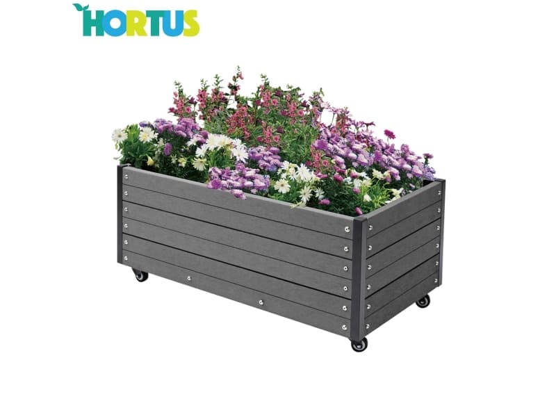 HORTUS WPC-korotettu sänky 36x90x50 cm (210-938)