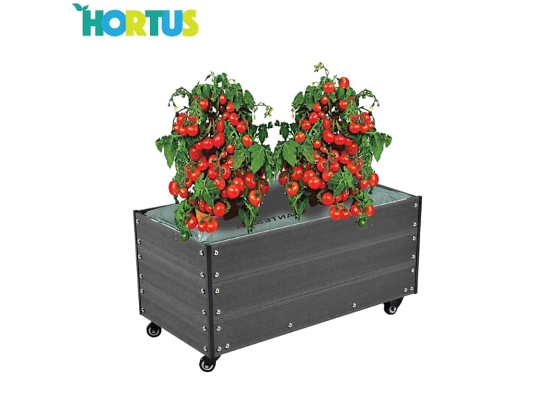 HORTUS Kapilærskjuler WPC 36x50x90 cm med hjul (210-945)