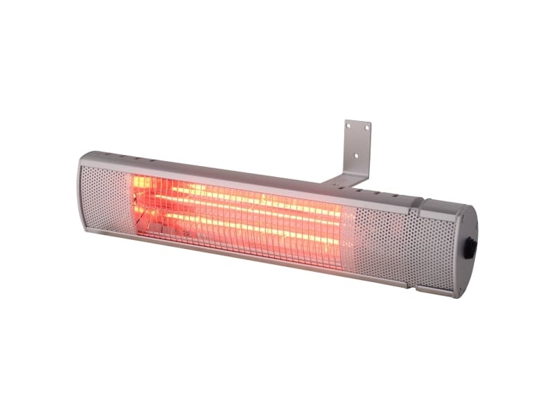 HORTUS Terassilämmitin seinämalli 1500 W, GT, 51 cm, hopea (211-354)
