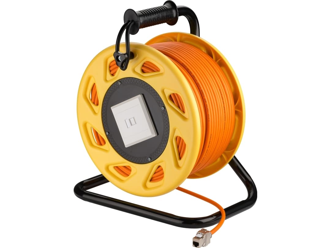 Goobay 58938, 90 m, Cat7a, S/FTP (S-STP), RJ-45, RJ-45, Oranssi