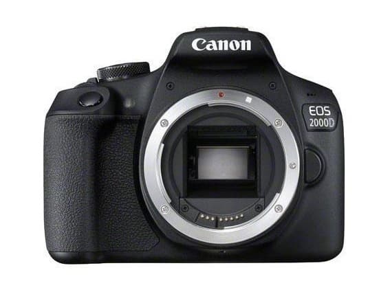 Canon EOS 2000D - Digitaalikamera - SLR - 24,1 MP - APS-C - 1080p / 30 fps - vain runko - Wi-Fi, NFC