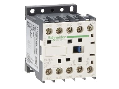 Schneider Electric CA3KN40BD, Hvid, 24 V, -25 - 50 °C, CSA UL IP2x, 45 x 57 x 48 mm, 225 g, 225 g