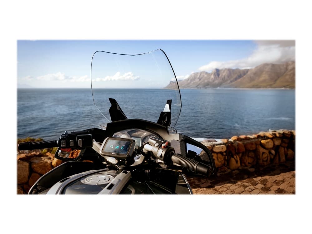 TomTom Rider 500, CAT, Tšekki, Tanska, Saksa, Hollanti, Englanti, Espanja, Suomi, Ranska, Kreikka, Unkari, Italia,..., Koko Eurooppa, 10,9 cm (4.3), 480 x 272 pikseliä, MicroSD (TransFlash), 16 GB
