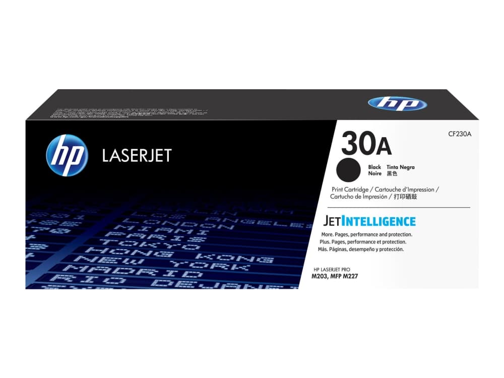 HP 30A alkuperäinen musta LaserJet -värikasetti, 1600 sivua, Musta, 1 kpl