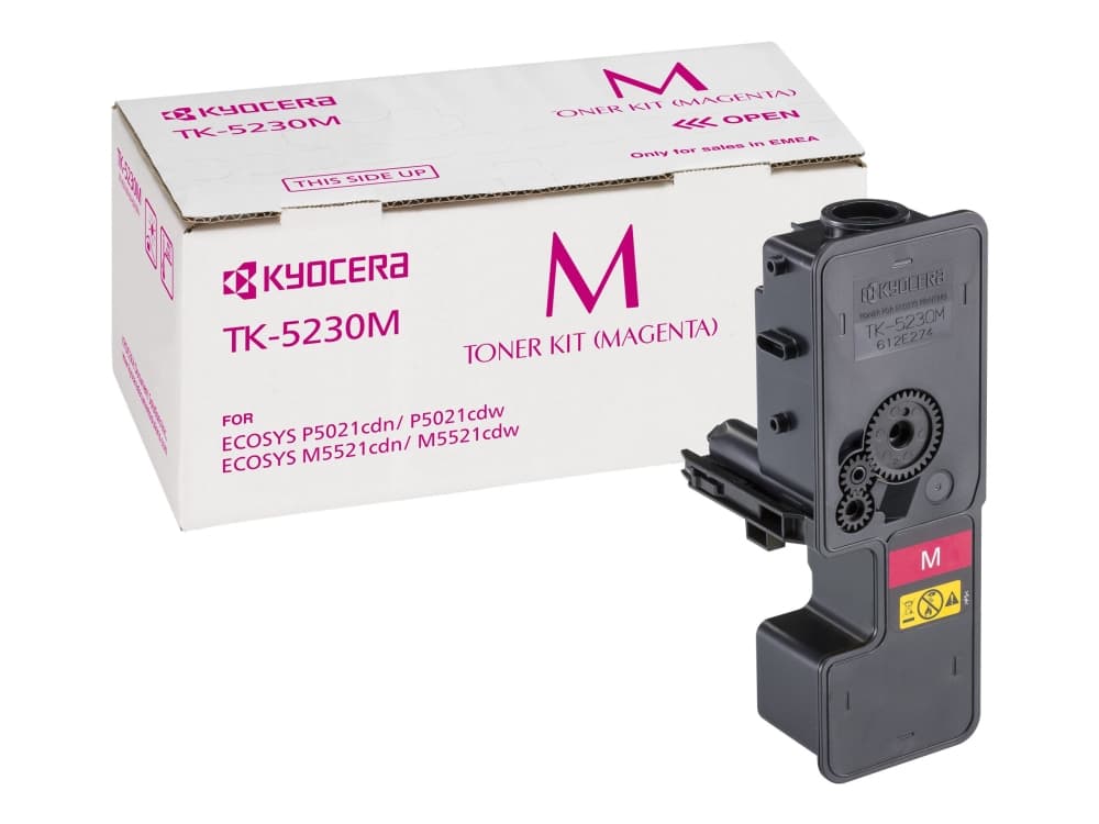 KYOCERA TK-5230M, 2200 sivua, Magenta, 1 kpl