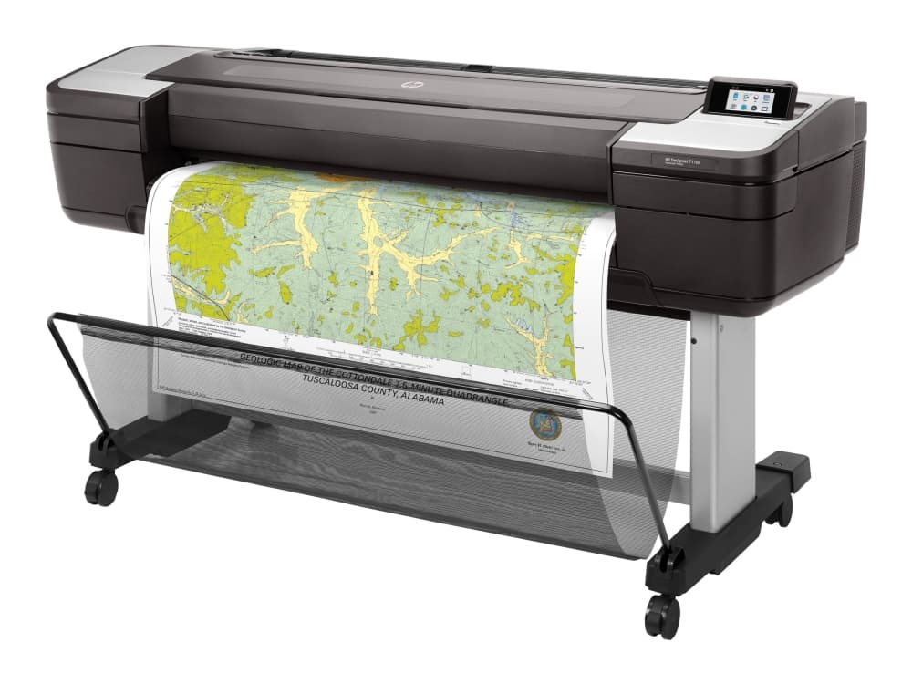 HP Designjet T1700 PostScript -tulostin, 44 tuumaa, Lämpömustesuihkutulostin, 2400 x 1200 DPI, HP-GL/2, PDF 1.7, PostScript 3, TIFF, URF, Syaani, Harmaa, Magenta, Mattamusta, Valokuva musta, Keltainen, 116 pph, 0,1%