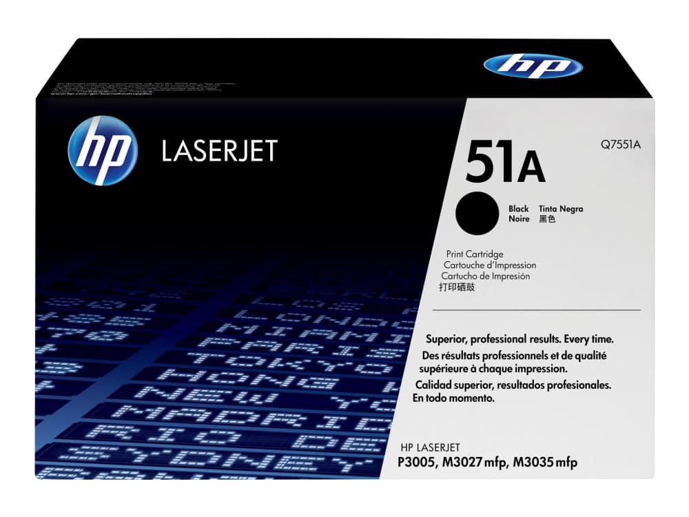 HP 51A, alkuperäinen musta LaserJet-värikasetti, 6500 sivua, Musta, 1 kpl