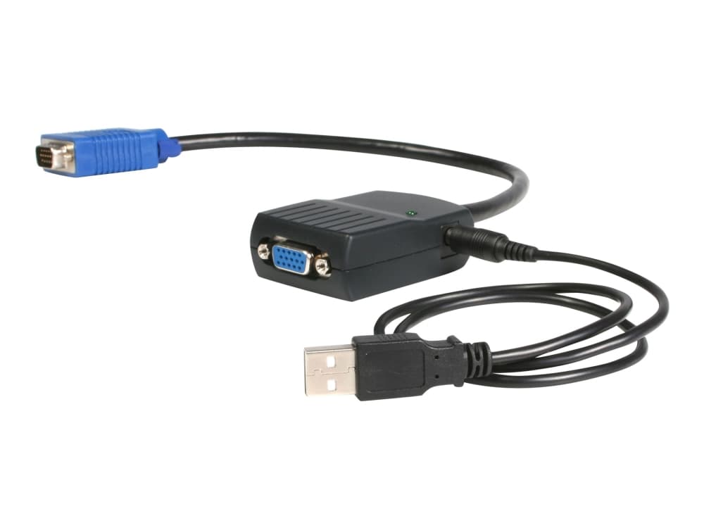 StarTech.com ST122LE, VGA, 2x VGA, 2048 x 1536 pikseliä, Musta, Muovi, 61 m