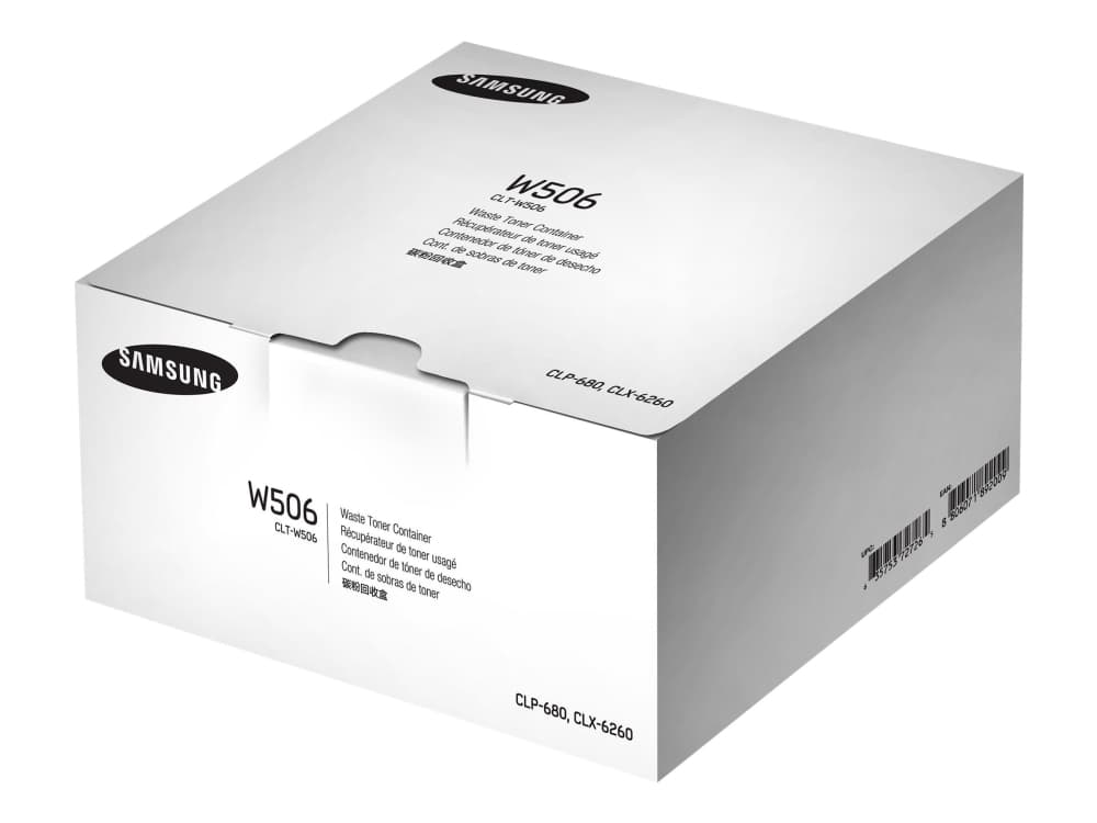 Samsung CLT-W506, väriaineen keräysyksikkö, Laser, Musta, Syaani, Magenta, Keltainen, Samsung, CLP-680ND, 680DW / CLX-6260ND, 6260FD, 6260FR, 6260FW, Yritys, Yritys, 10 - 30 °C