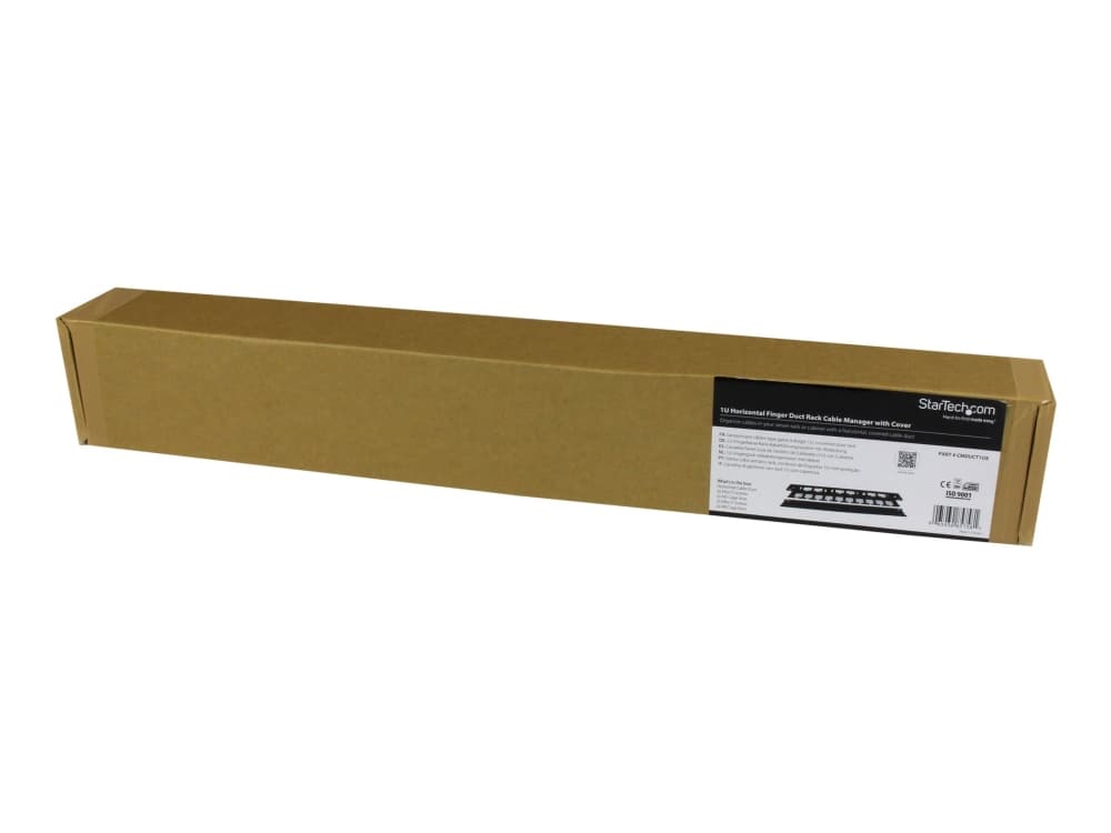StarTech.com CMDUCT1UX, Kaapelin hallintapaneeli, Terästä, Musta, 700 g