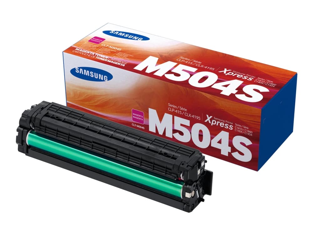 Samsung CLT-M504S magenta värikasetti, 1800 sivua, Magenta, 1 kpl