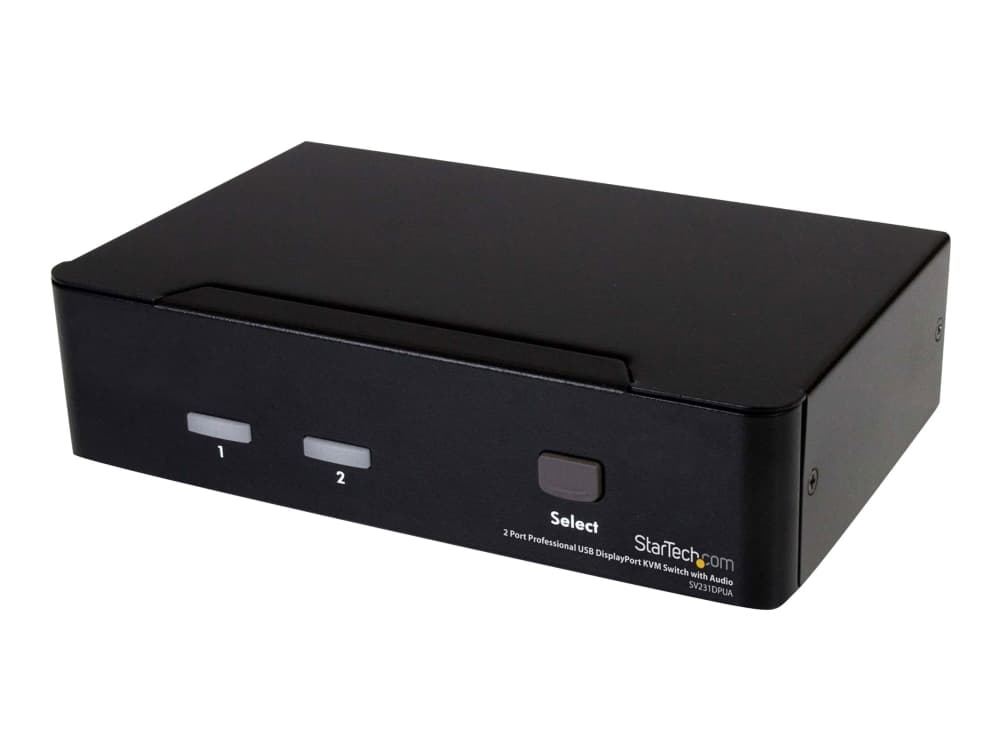 StarTech.com SV231DPUA, 3840 x 2400 pikseliä, 4K Ultra HD, 24 W, Musta