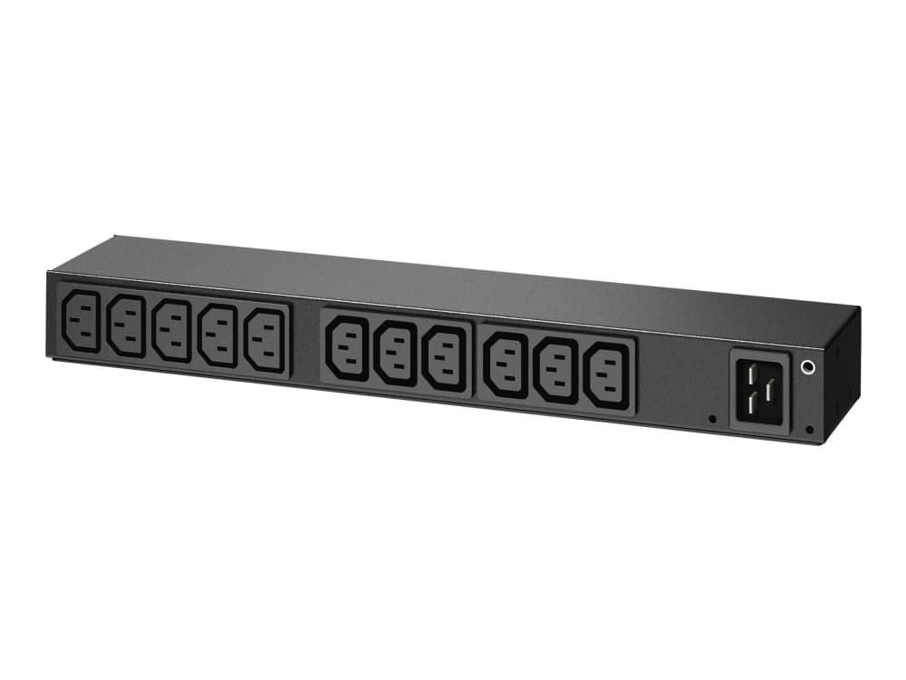 APC AP6020A, Perus, 0U/1U, Yksivaiheinen, Vaaka/Pysty, Musta, 13 AC-pistorasia(a)