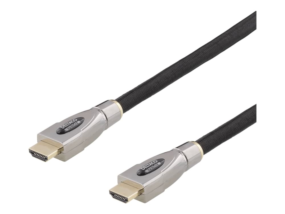 Aktiivinen DELTACO PRIME HDMI-kaapeli, 15 m punottu kaapeli, HDMI High Speed Ethernet / HDMI-4150