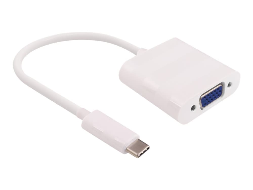 Microconnect USB3.1CVGAW, Valkoinen, 38 g, 198 mm, 177 mm, 16 mm, 38 g