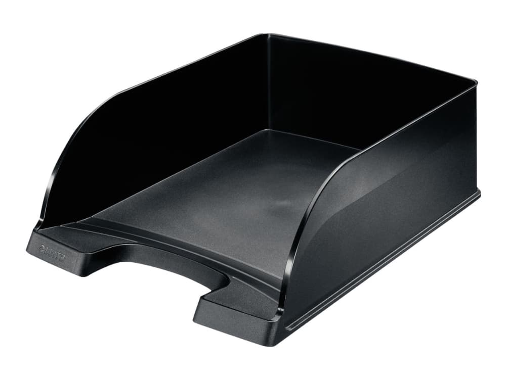 Leitz Plus Jumbo lomakelaatikko, Muovi, musta, A4, Kirjekuori, Kirjain, Note, Paperi, 242 x 330 x 95 mm, 255 x 357 x 103 mm