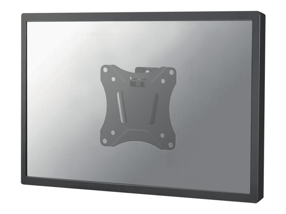 Neomounts NM-W25BLACK, 25,4 cm (10), 76,2 cm (30), 75 x 75 mm, 100 x 100 mm, Terästä, Musta