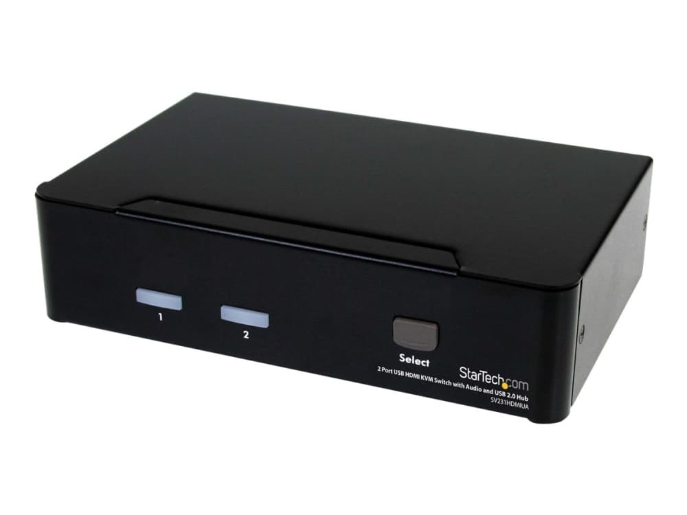 StarTech.com SV231HDMIUA, 1920 x 1200 pikseliä, Full HD, 18 W, Musta