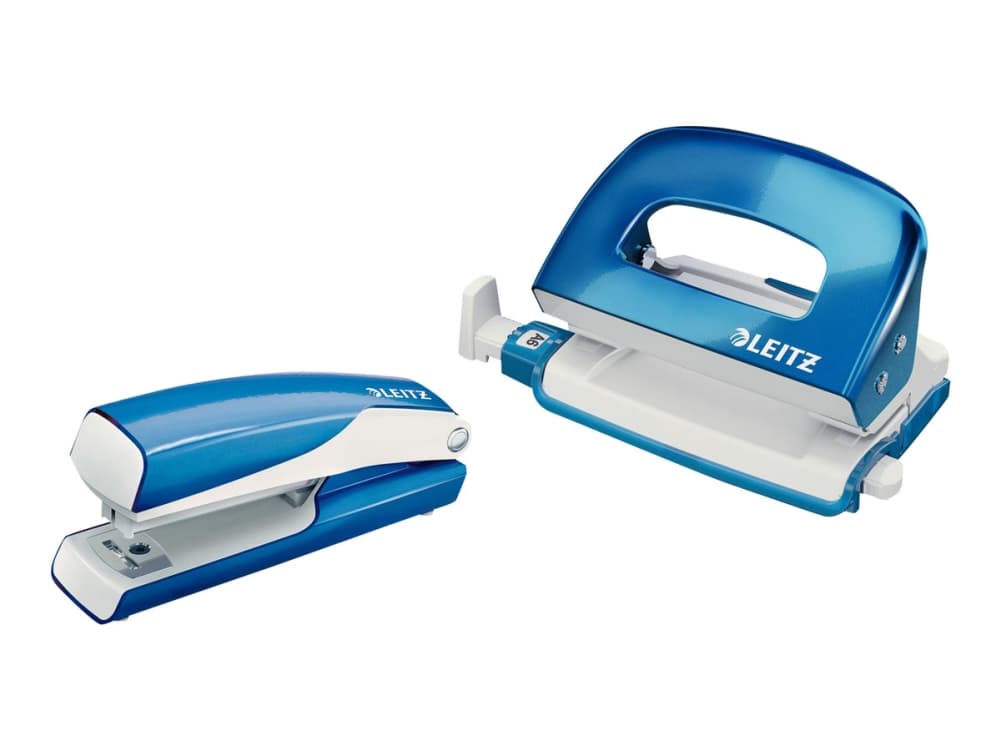 Leitz 55612036, 10 arkkia, Sininen, Metallinen, Metalli, Muovi, 80 g/m², 3,5 cm, Taka