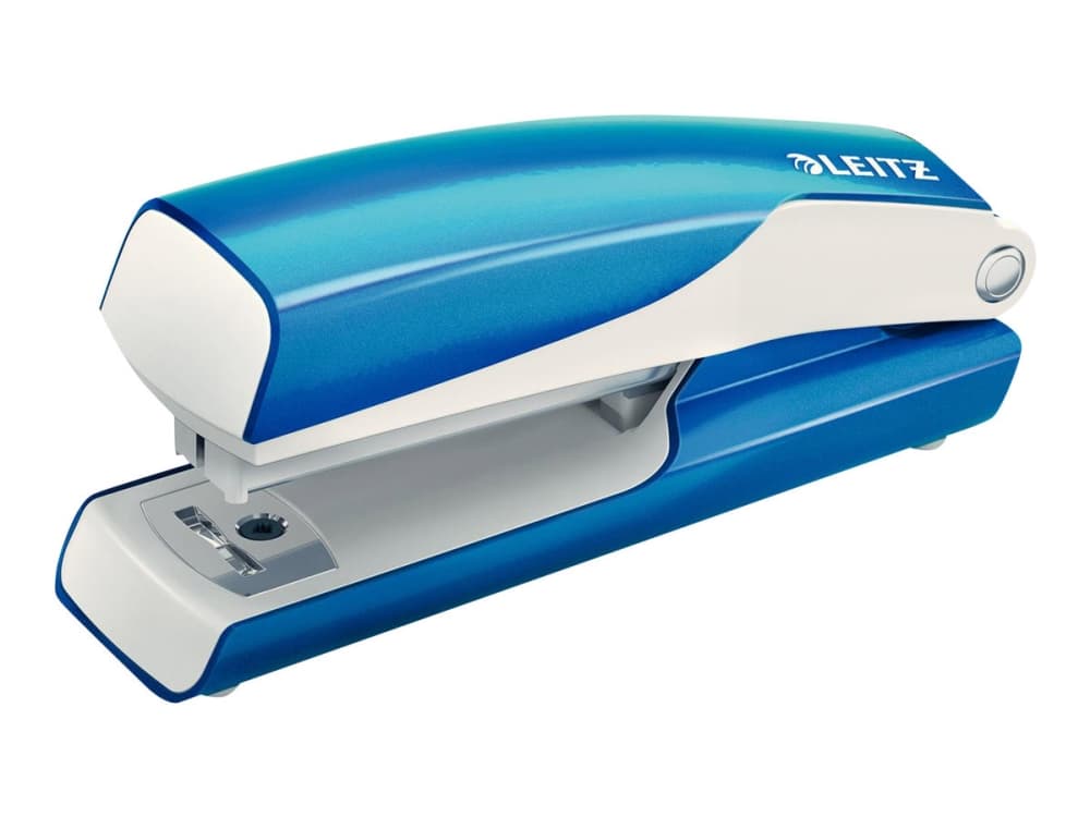 Leitz WOW NeXXt Mini - Hæftemaskine - 10 ark / 1 mm - No.10 - metalli - metalblå - metalblå