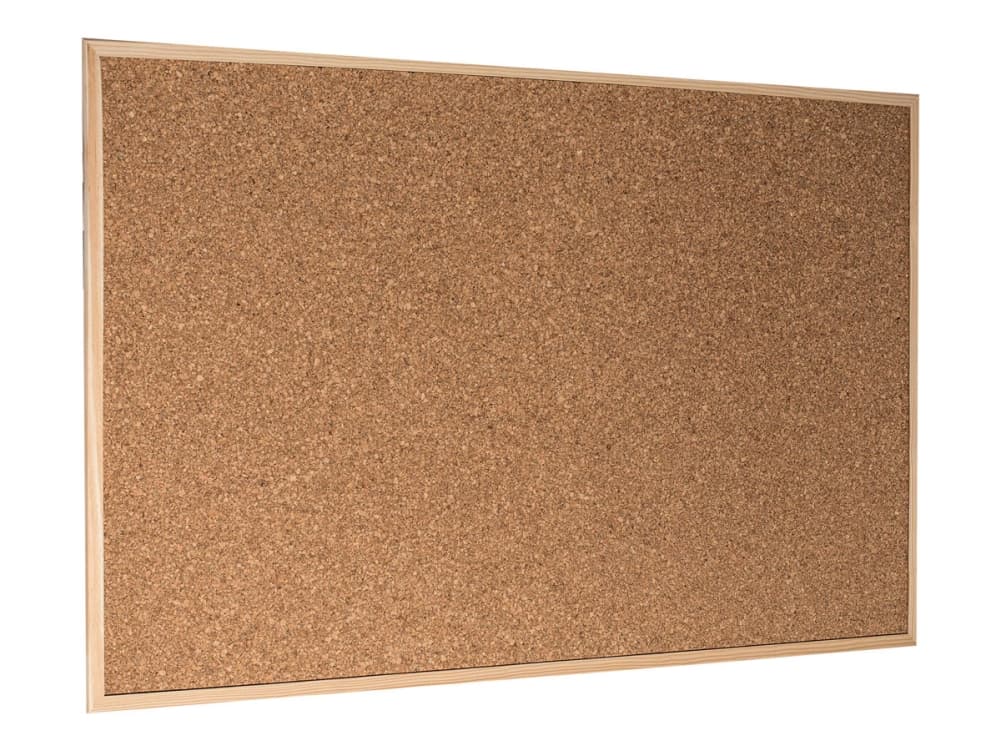 Esselte Korkkitaulu Economy puukehyksillä 40 x 60 cm, Puu, Puu, Korkki, Vaakasuuntaisesti, Standard, 395 mm